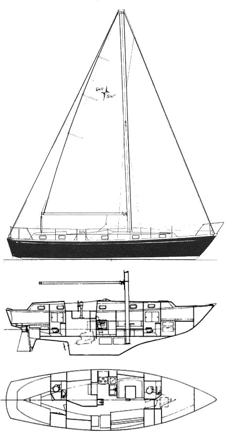 GULFSTAR 41 - Drawing
