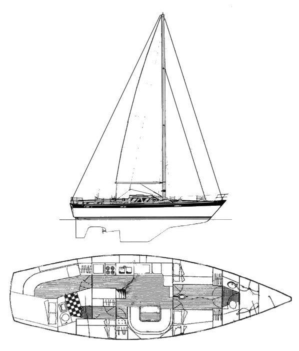 OYSTER 46 - Drawing