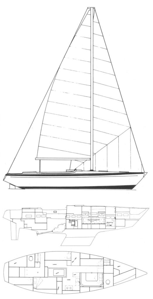 DUFOUR 41 - Drawing
