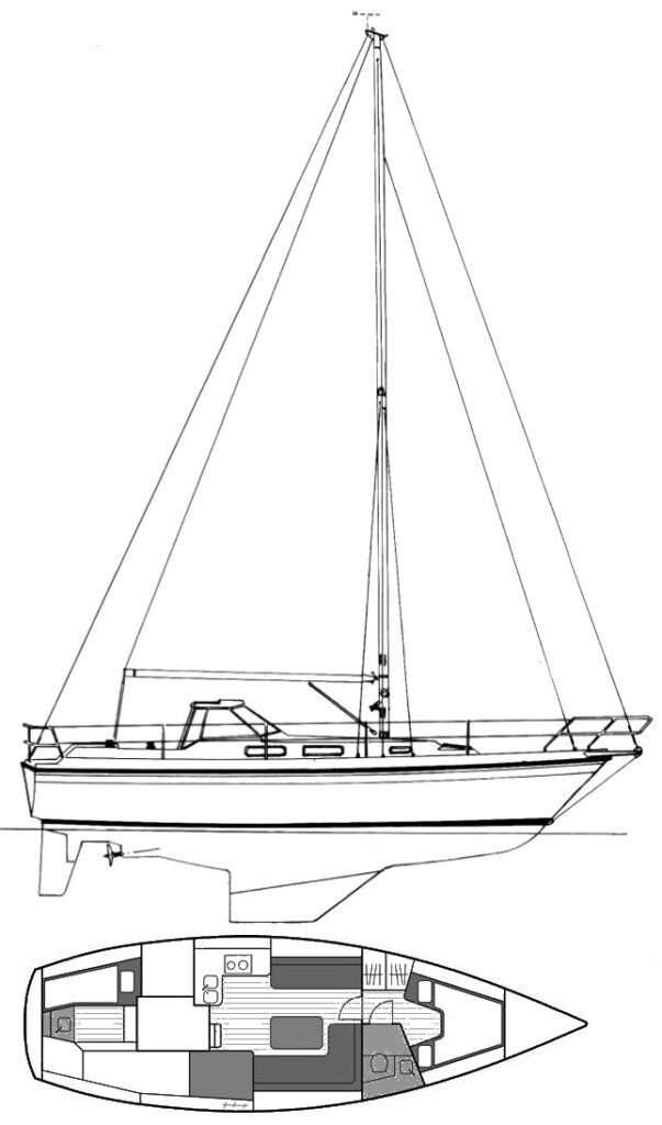 FINNSAILER 34 - Drawing