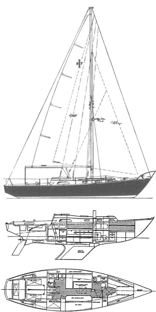 ISLANDER 37 - Drawing