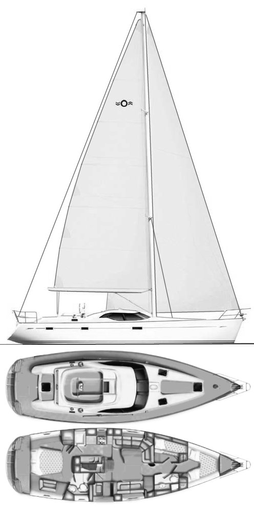 OYSTER 46 (HUMPHREYS) - Drawing