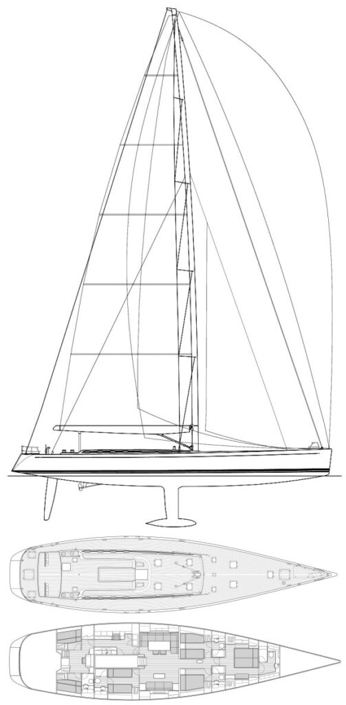 SWAN 90 FD - Drawing