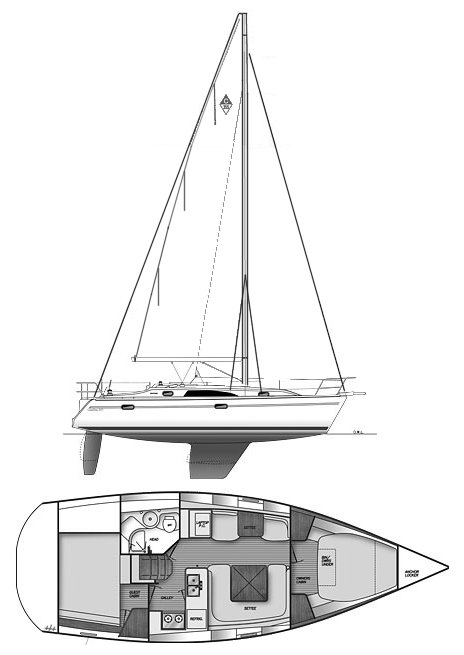 CATALINA 355 - Drawing