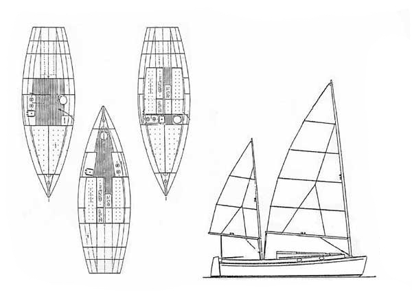 NORWALK ISLAND SHARPIE 23 - Drawing