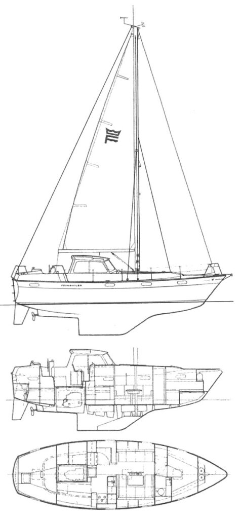 FINNSAILER 38 - Drawing