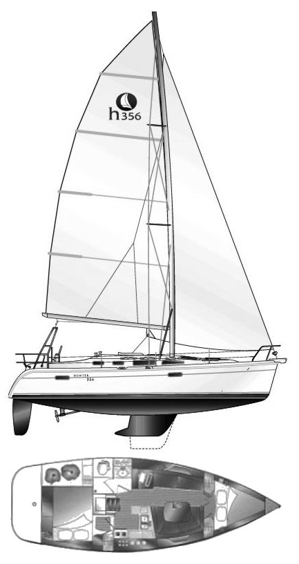 HUNTER 356 - Drawing