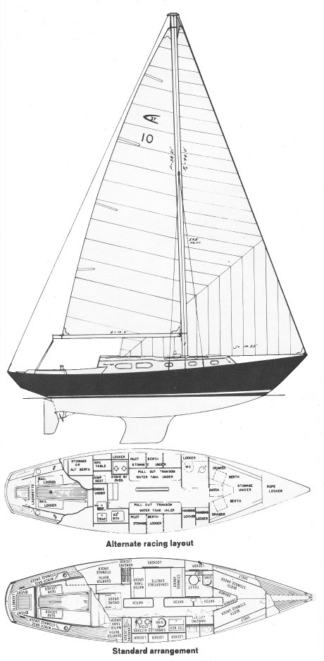 APACHE 37 (CHRIS-CRAFT) - Drawing