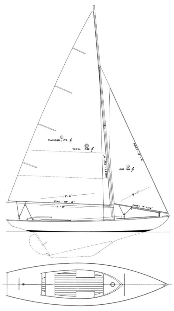 MANHASSET BAY ONE-DESIGN - Drawing