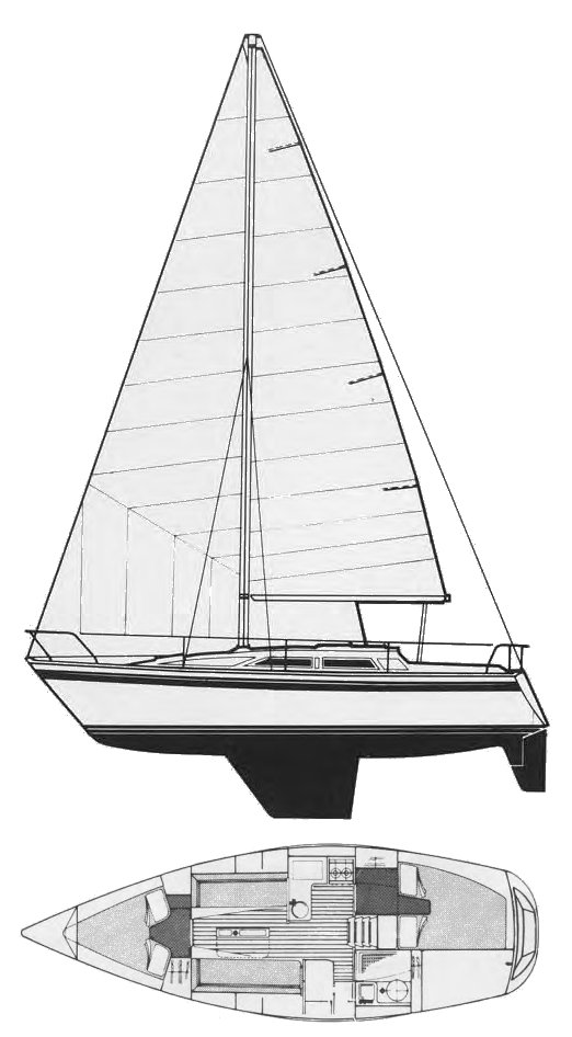MOODY 31 MKII - Drawing