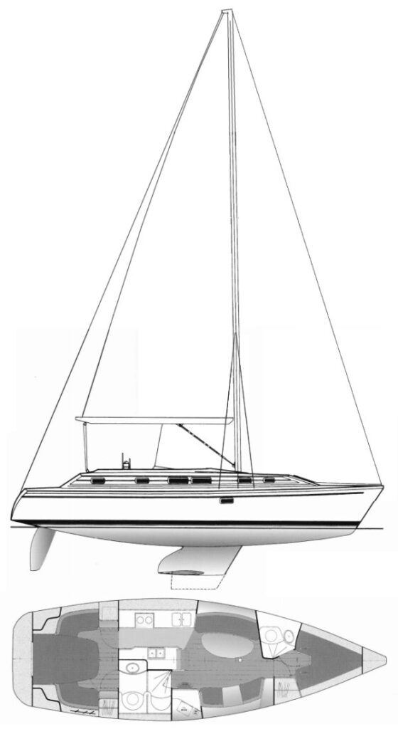 MORGAN 381 (CATALINA) - Drawing