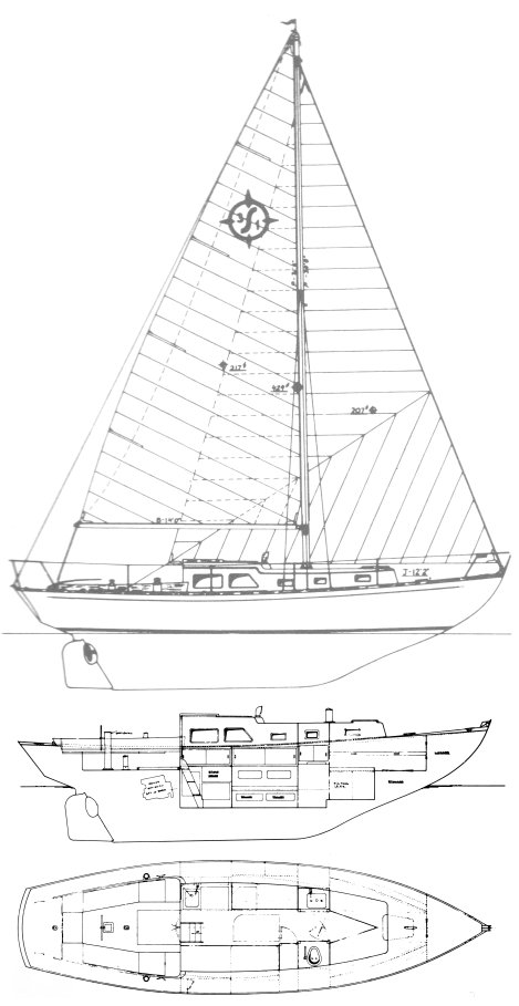 OFFSHORE 31 (CHEOY LEE) - Drawing