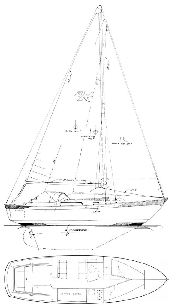 RAWSON 30 - Drawing