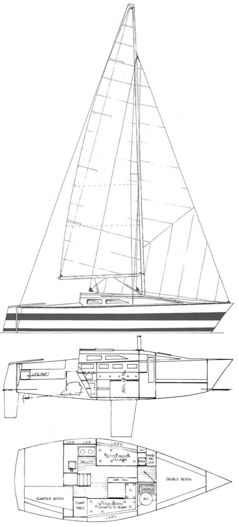 EAGLE 28 (EVERITT) - Drawing