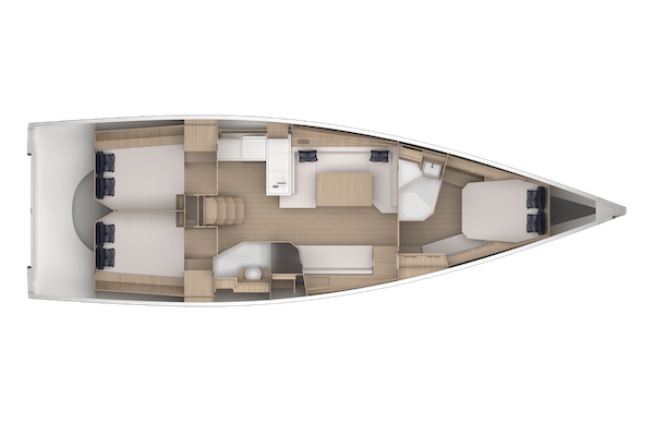 GRAND SOLEIL 44 (POLLI) - Drawing