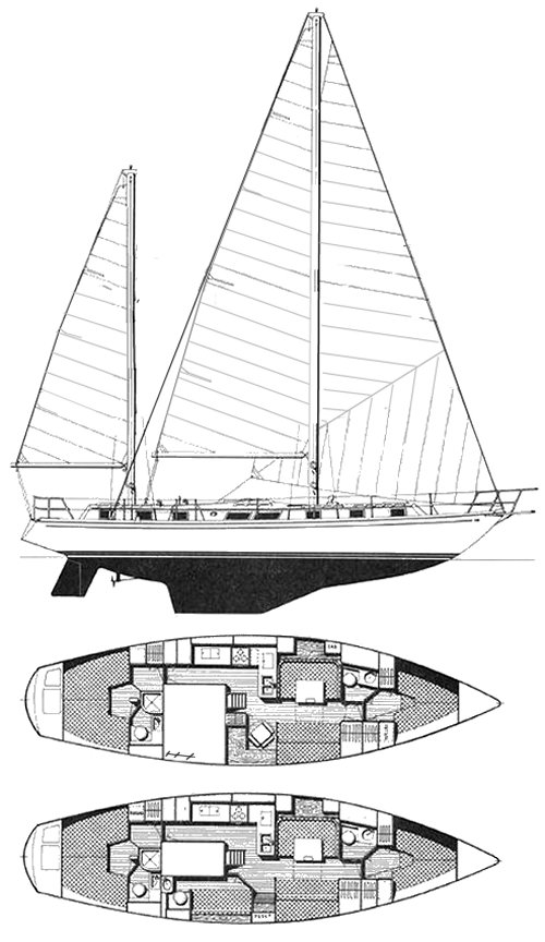 GULFSTAR 50 - Drawing