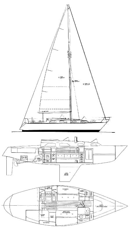 PEARSON 37 - Drawing
