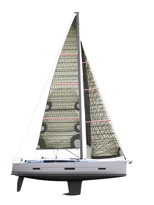 DUFOUR 430 GRAND LARGE - Drawing