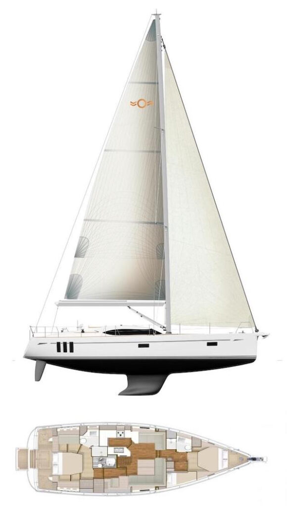 OYSTER 495 - Drawing