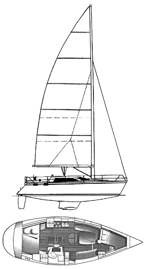 HUNTER 36 VISION - Drawing