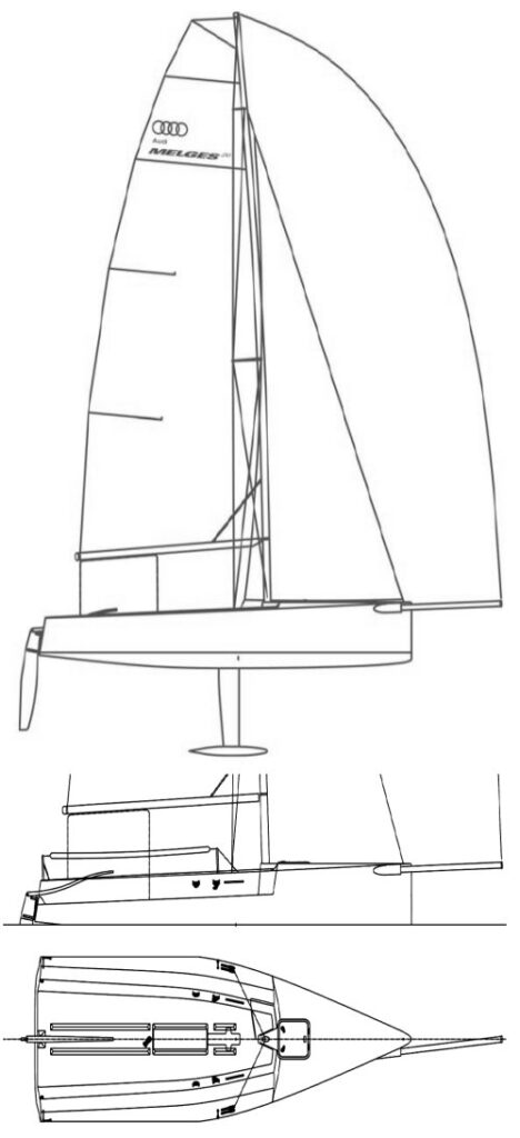 MELGES  20 - Drawing