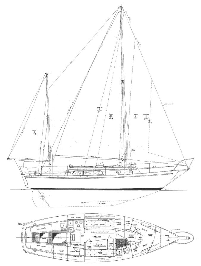OFFSHORE 33 (CHEOY LEE) - Drawing