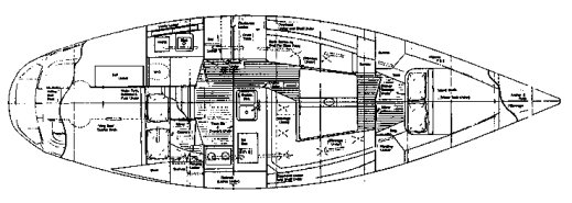 PEARSON 38 - Drawing