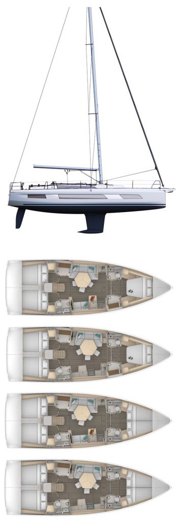 DUFOUR 44 - Drawing