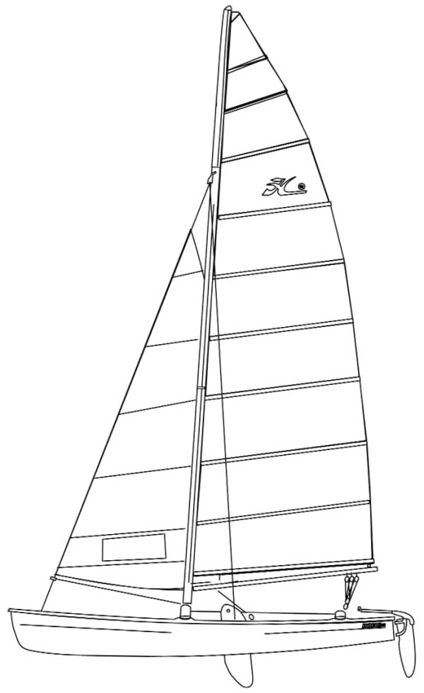 HOBIE 18 - Drawing