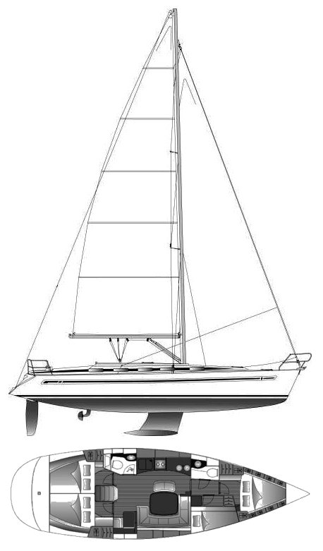 BAVARIA 44 - Drawing