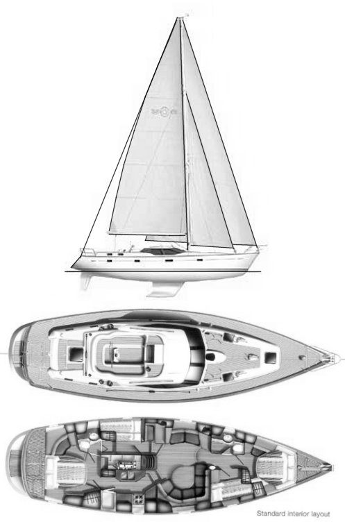 OYSTER 53 (HUMPHREYS) - Drawing
