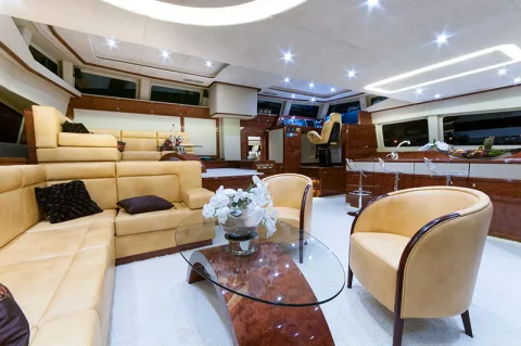 Sunreef 82 Double Deck saloon