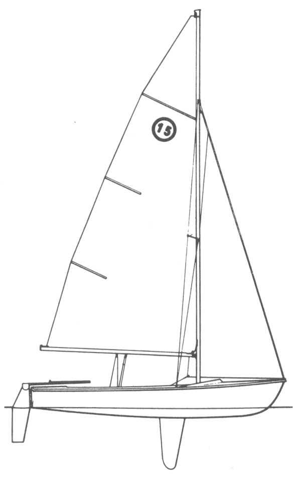 O'DAY 15-1 - Drawing