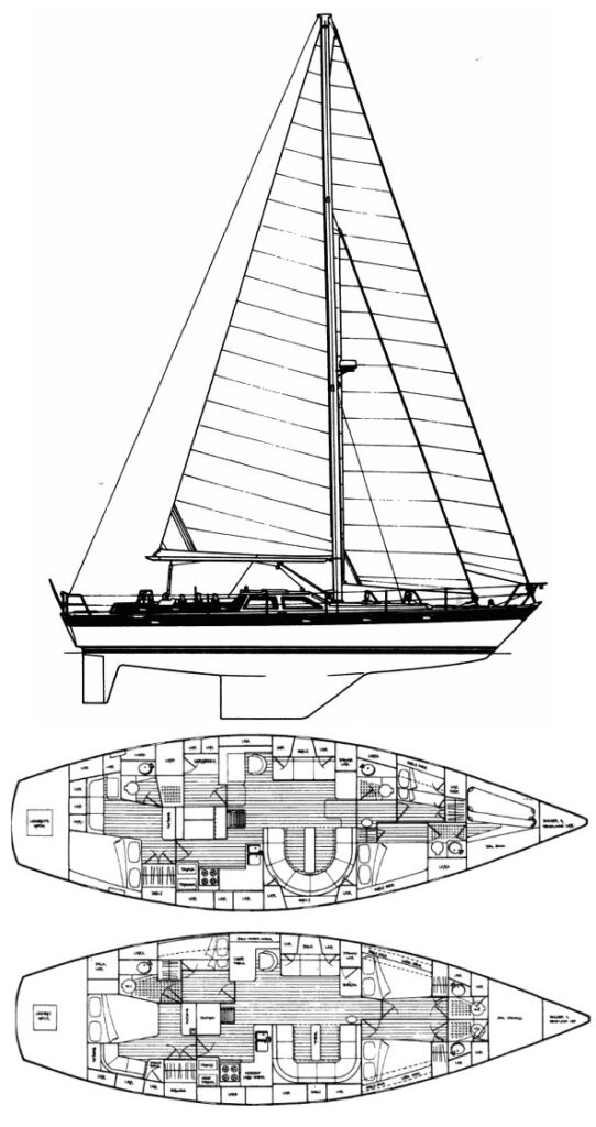 OYSTER 53 (HOLMAN & PYE) - Drawing