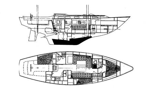 NICHOLSON 40 AC - Drawing