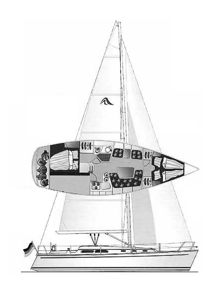 HANSE 371 - Drawing