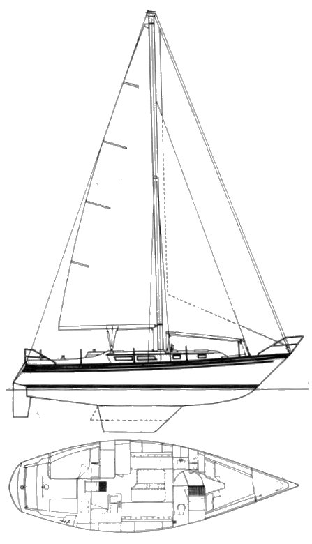 HUNTER 37 - Drawing
