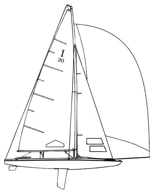 INLAND 20 SCOW - Drawing