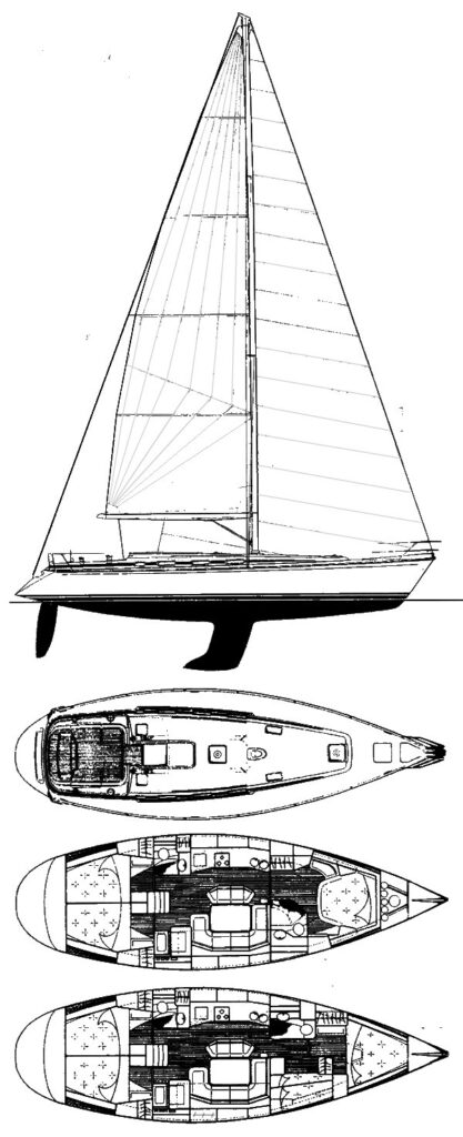 GRAND SOLEIL 46 (J&J) - Drawing