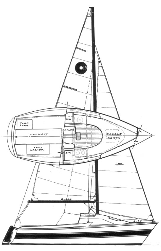 O'DAY 19 - Drawing