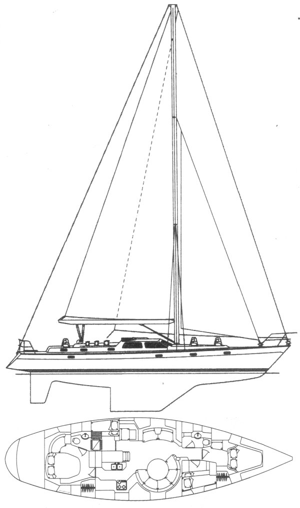 OYSTER 55 - Drawing