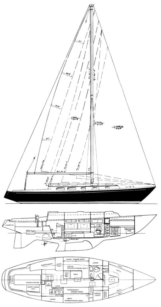 PEARSON 39 - Drawing