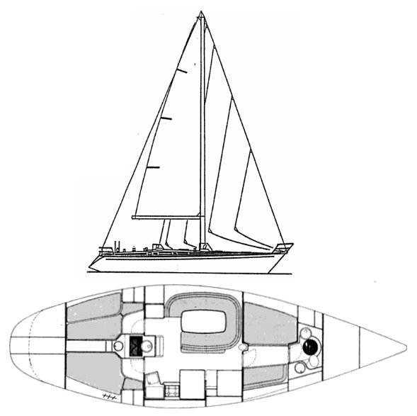 GRAND SOLEIL 46 (JEZEQUEL) - Drawing