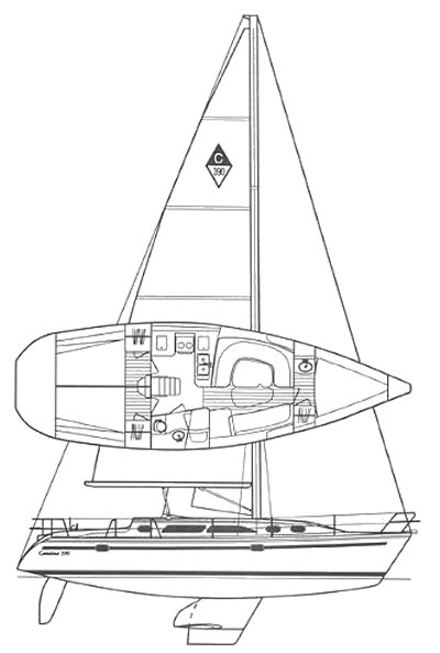 CATALINA 390 - Drawing