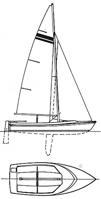GLOUCESTER 18 (WHITECAP) - Drawing