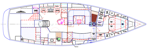 VOYAGER 480 (PASSPORT) - Drawing