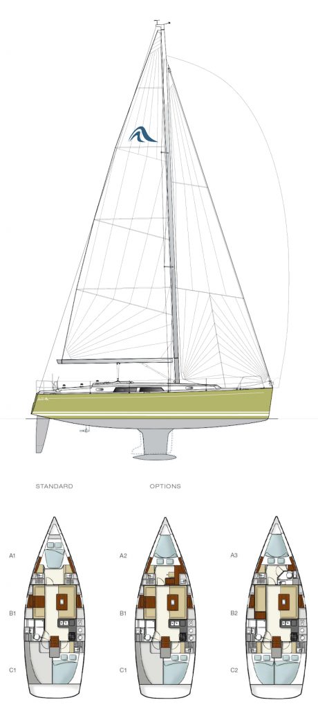 HANSE 400 - Drawing
