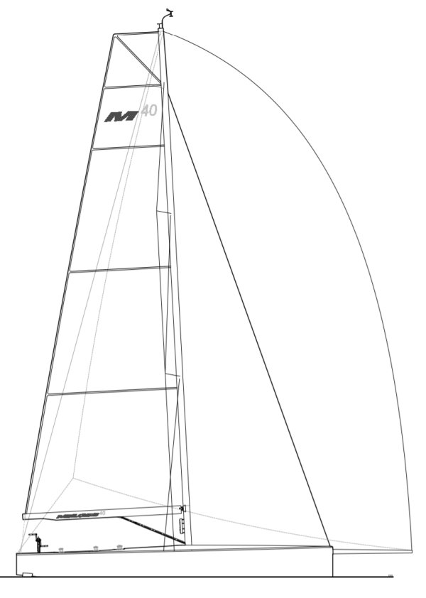 MELGES 40 - Drawing