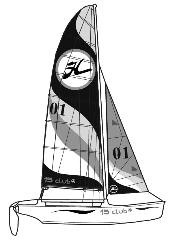 HOBIE CLUB 15 - Drawing
