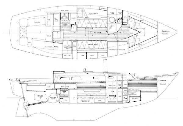 GODERICH 35 - Drawing